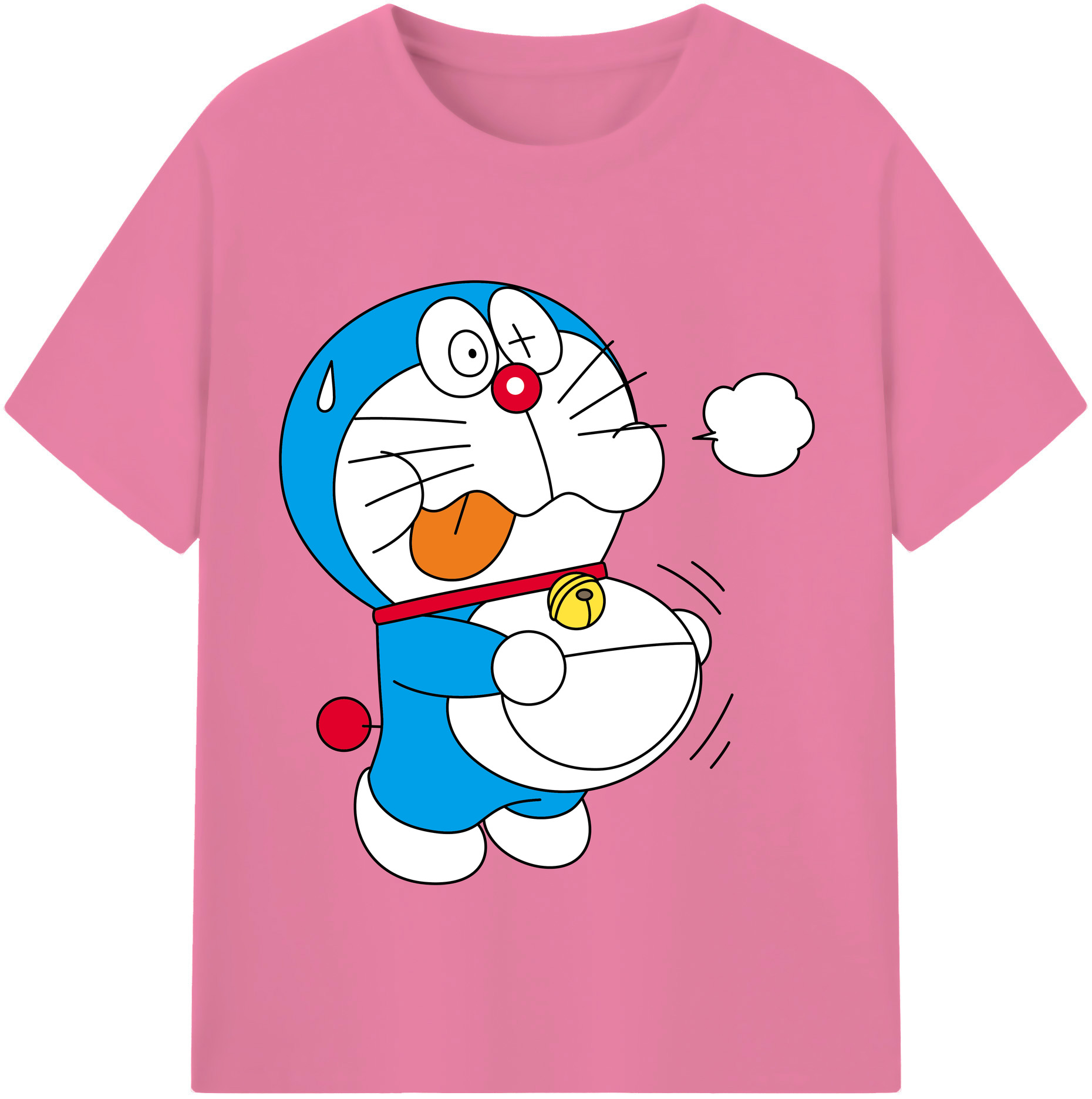 （画像用） ドラえもん Doraemon 綿100％半袖Tシャツ（フロントプリント）